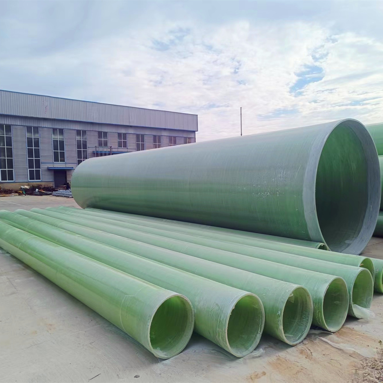 FRP fiberglass pipe, anti-corrosion winding pipeline for chemical sewage and waste gas transmission