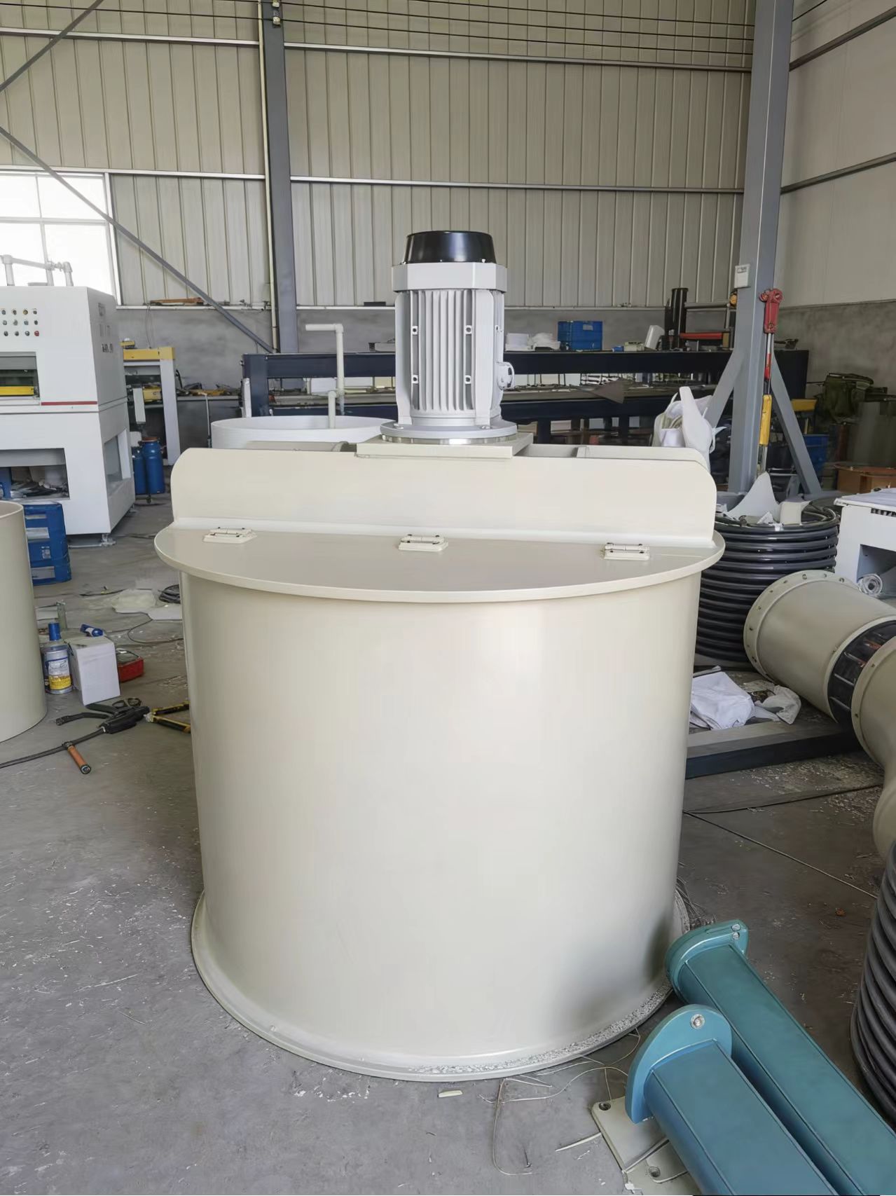 PP mixing tank, corrosion resistant plastic tank for chemical liquid mixing